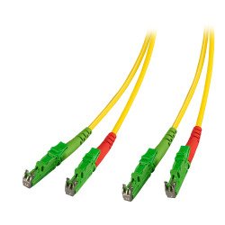 Efb R&M Duplex Cable De Red E2000 Apc-E2000 Apc Os2 40m Lszh 3mm Gelb G657a1 Grade C