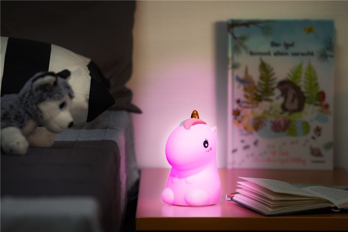 Goobay Gb 61649 - Nachtleuchte Einhorn Akku Rgb