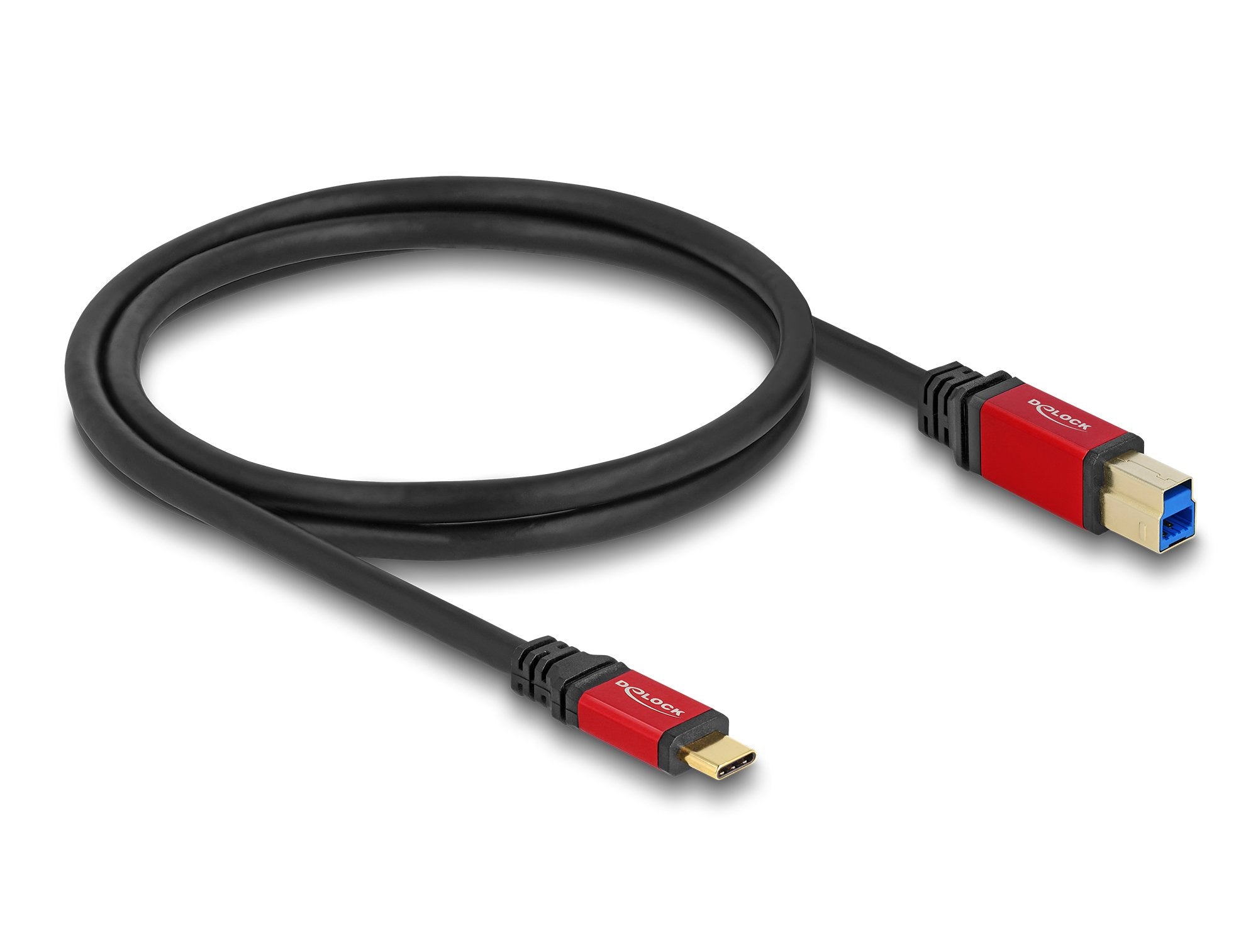 Delock 80612 Cable Usb 5 Gbps Usb Type-C Macho A Usb Tipo-B Macho 1 M Rojo Metal