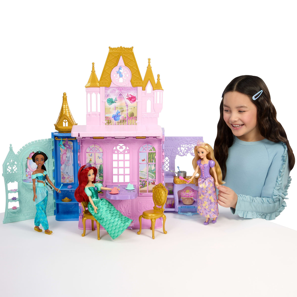 Muñeca Rapunzel Y Castillo Princesas Disney