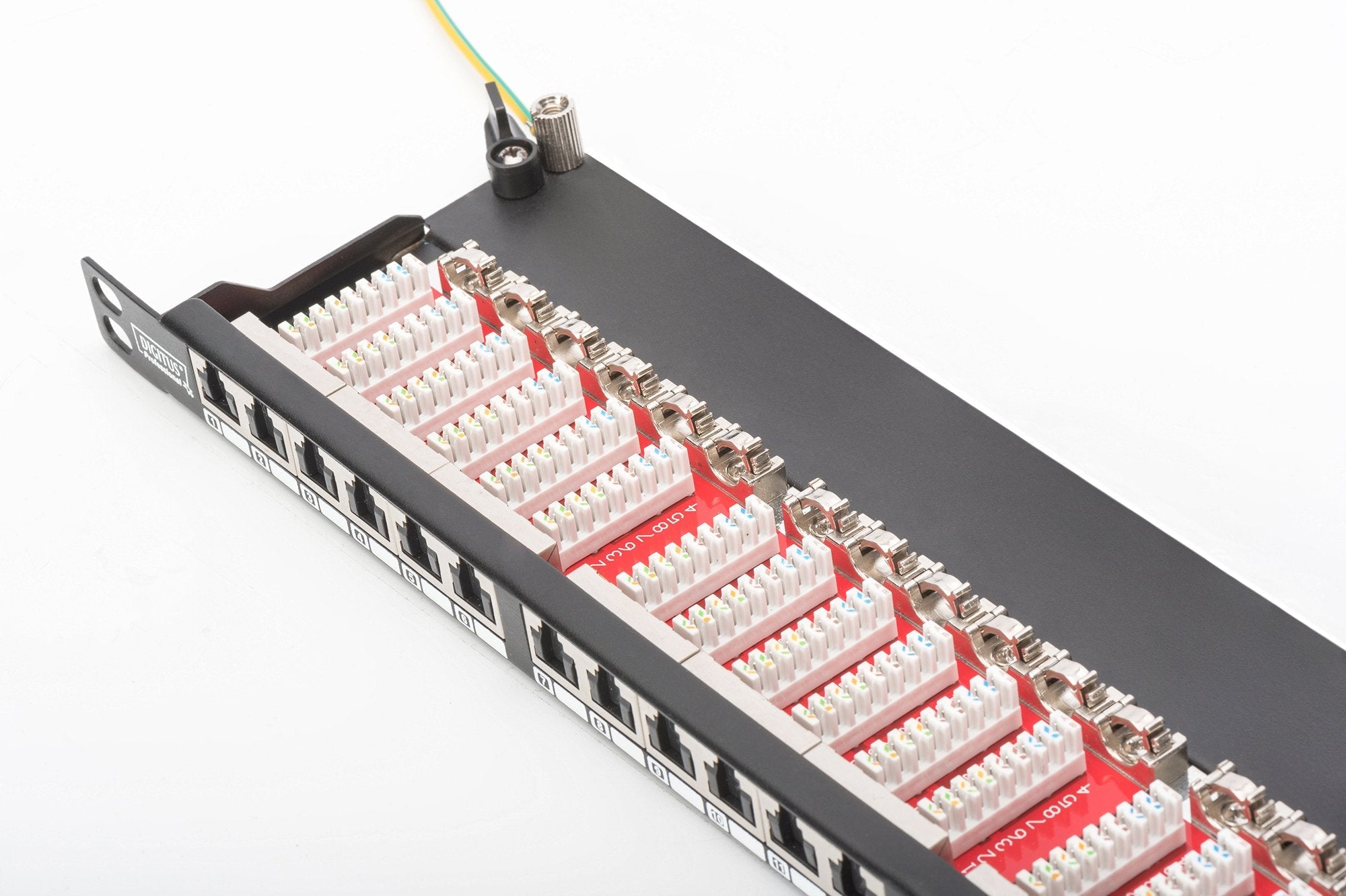 Digitus Panel De Parcheo 24 Puertos Cat6 Clase E Apantallado