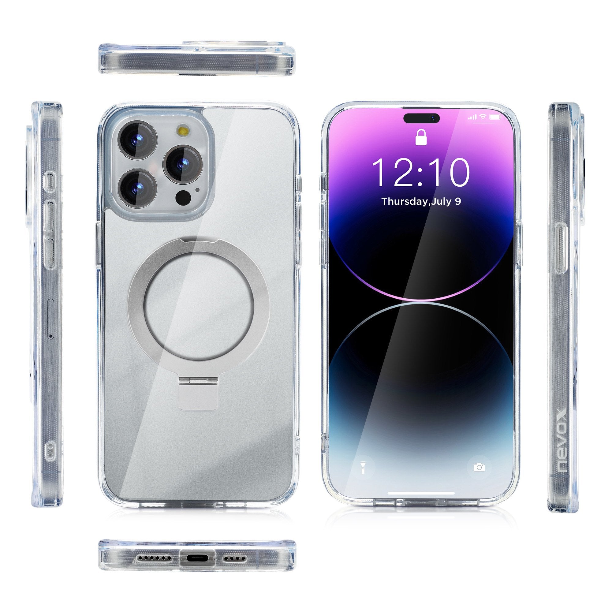 Nevox Styleshell Shockflex Stand Iphone 15 Pro Max Trans