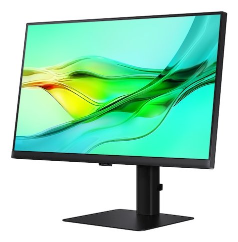 61 Cm (24") 2560 X 1440 Pixel Samsung Ls24d604ueuxxe 16:9 Dual Qhd Ips 5 Ms 100 Hz Hdr Displayport Hdmi Usb-Hub Pivot Height