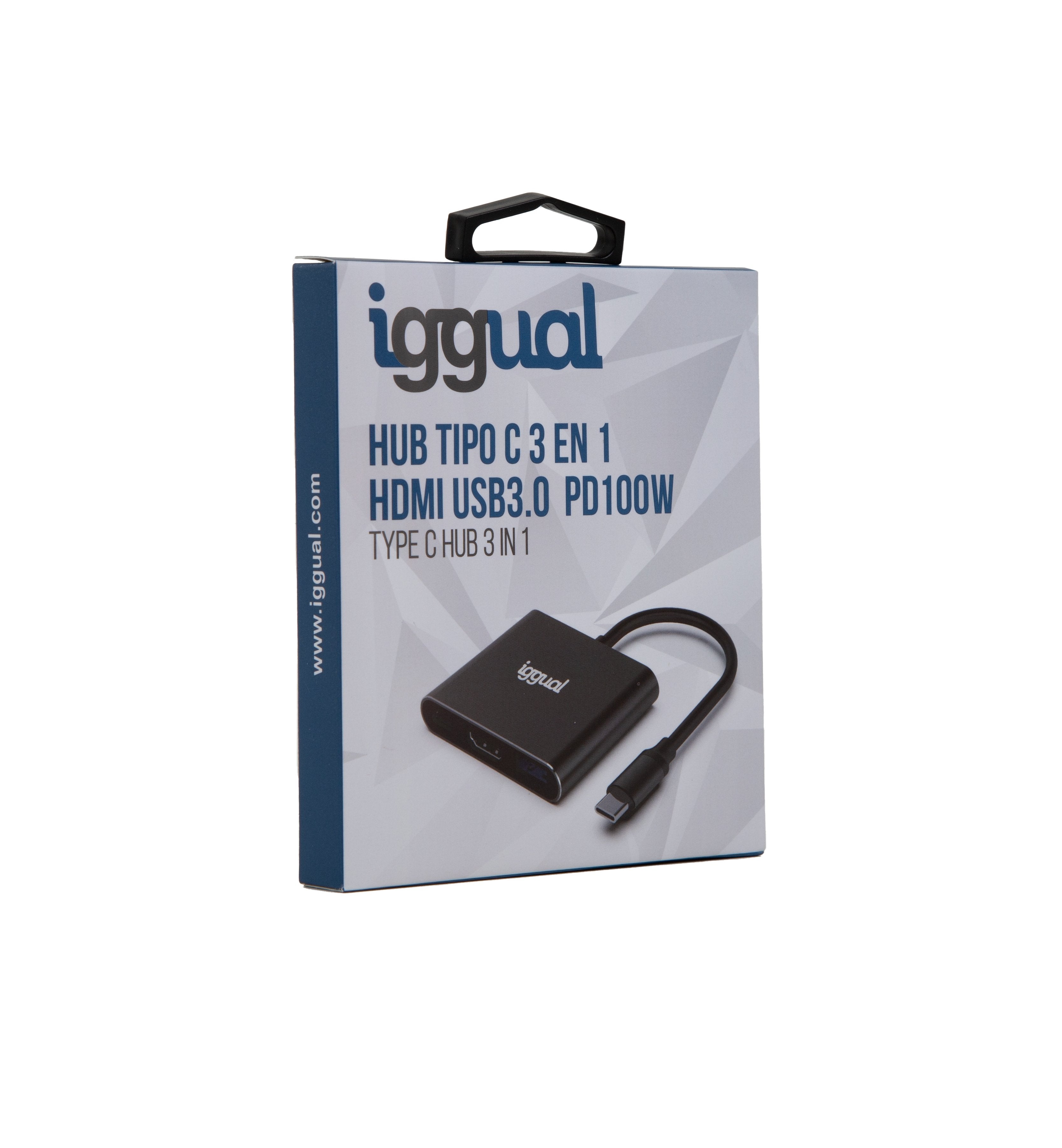 Iggual Hub Tipo C 3 En 1 Hdmi Usb3.0 Pd100w