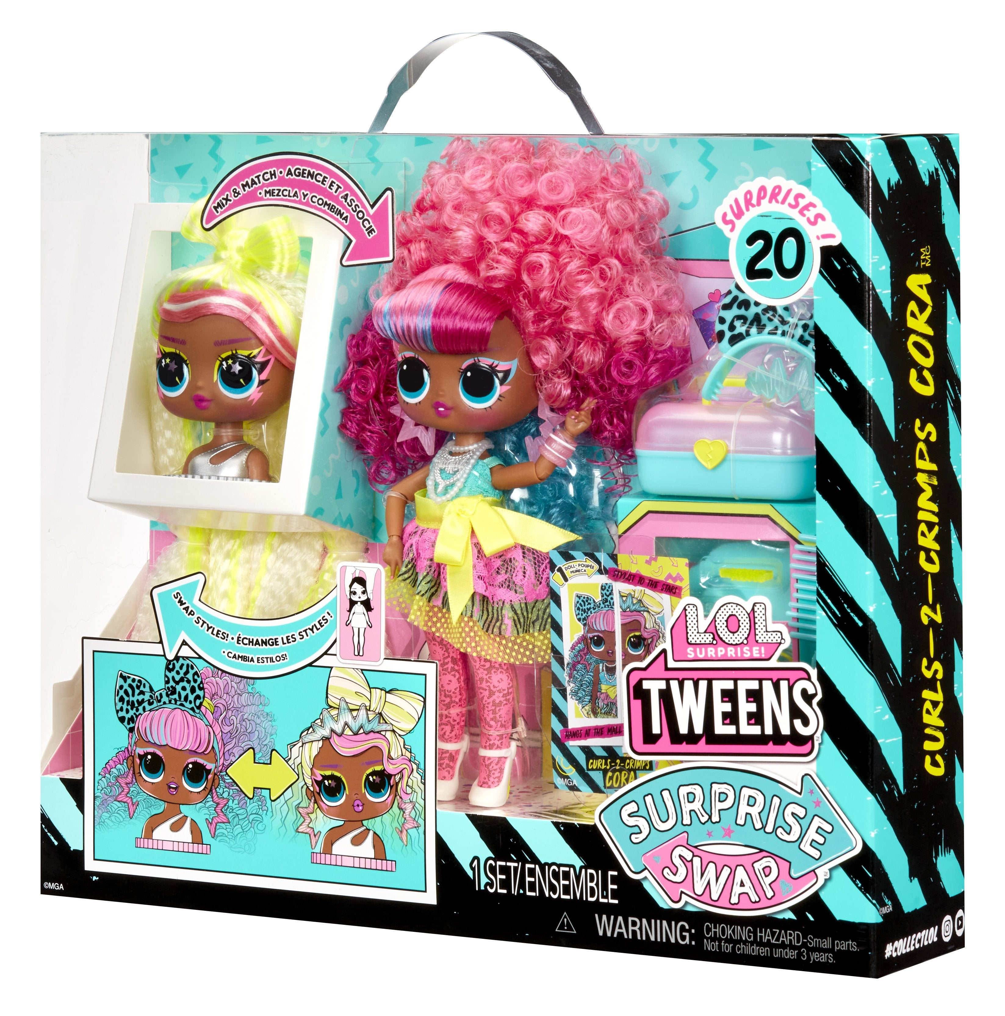 EAN 0035051593263 - L.O.L. Surprise! L.O.L. Surprise Tweens Surprise Swap Fashion Doll- Curls-2- Crimps Cora imagen 10