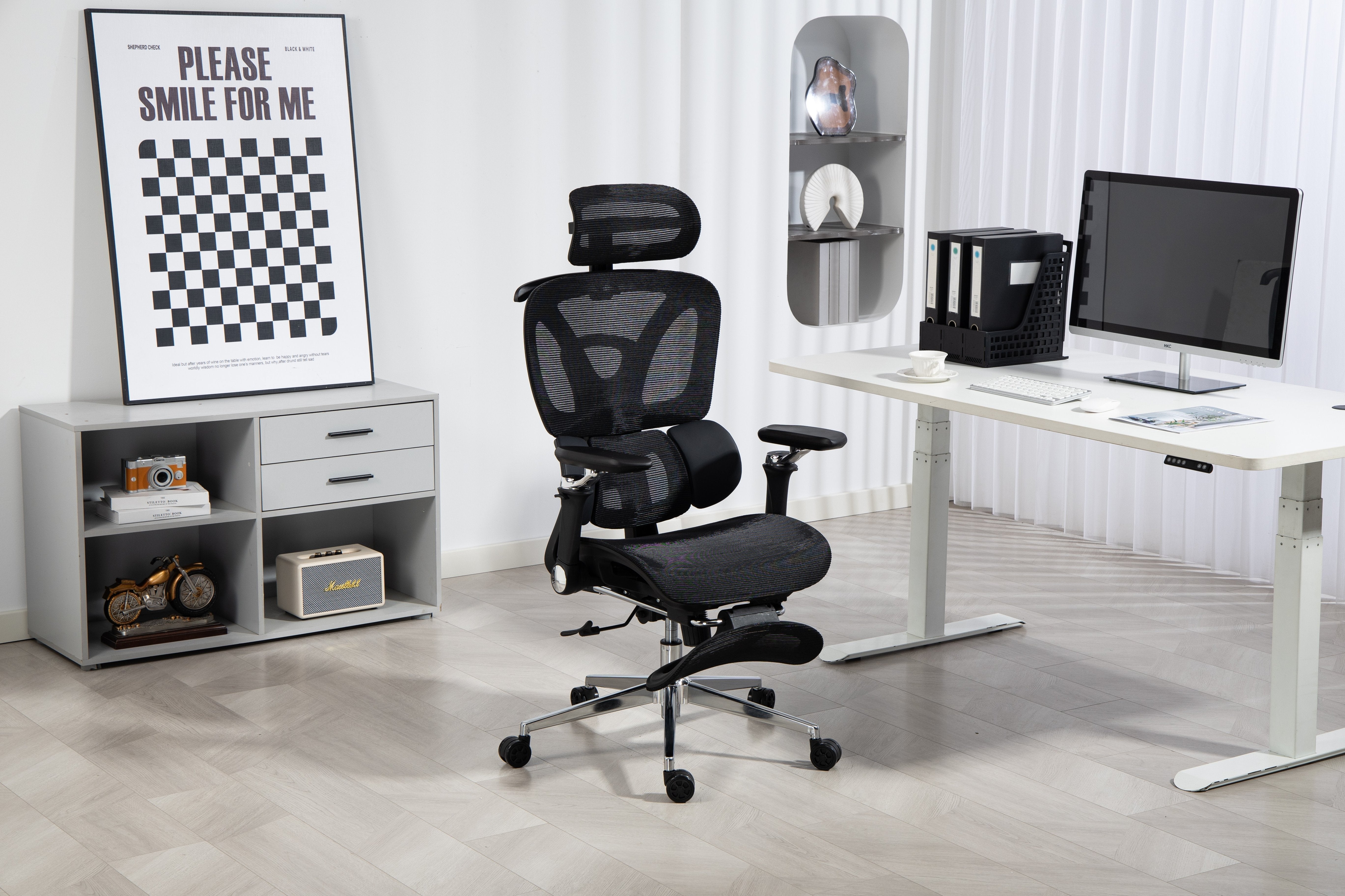 EAN 5901443391562 - Activejet YK848 BK silla de oficina y de ordenador Asiento de malla Respaldo de malla imagen 53