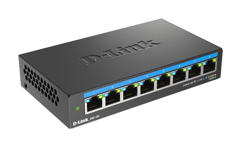 Switch D-Link  8p Dms 108e 10 100 1000 2.5g  Dms-108 E