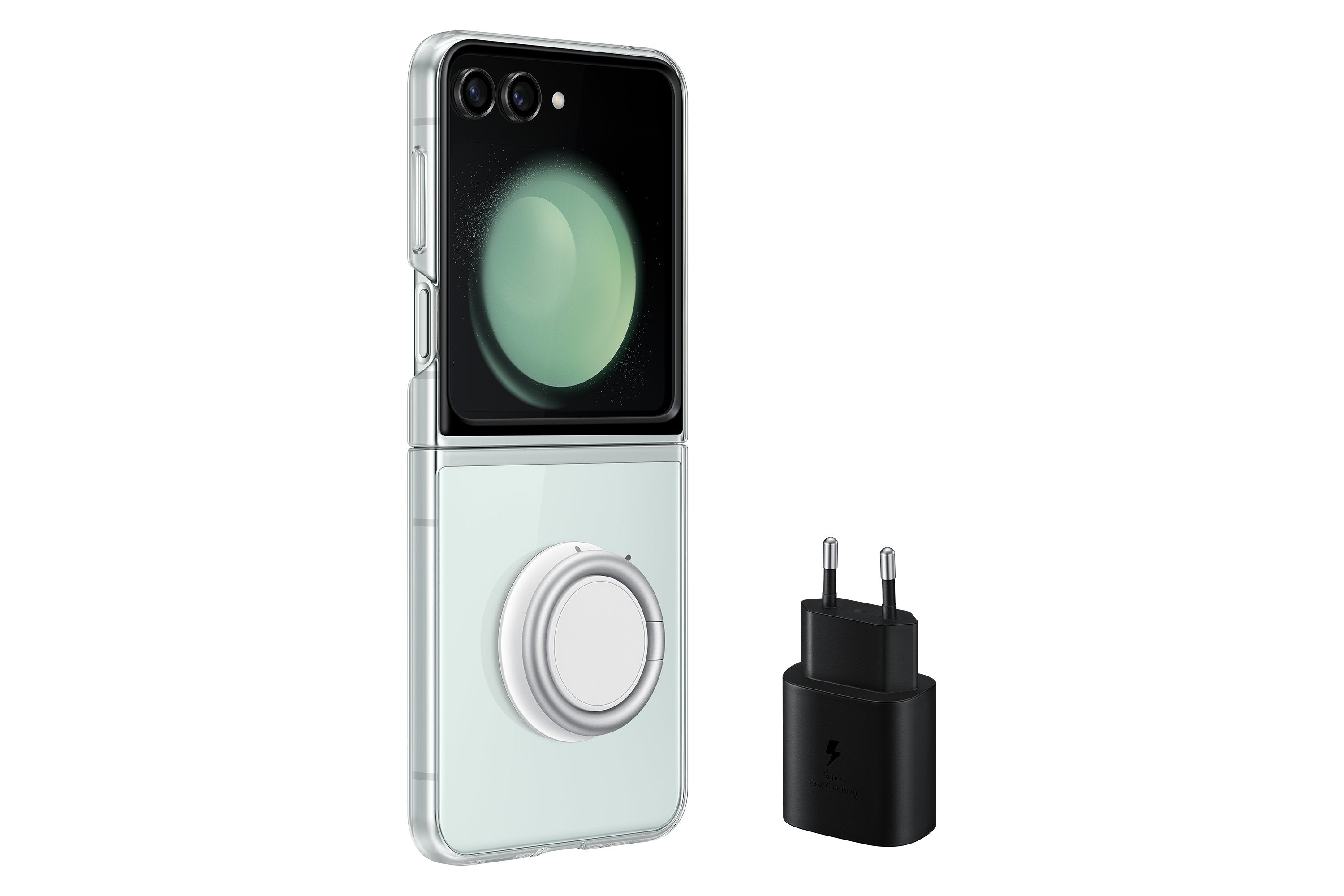 Samsung Ef-Xf73kktegww Funda Para Galaxy Z Flip5  (6.7") Libro Transparente
