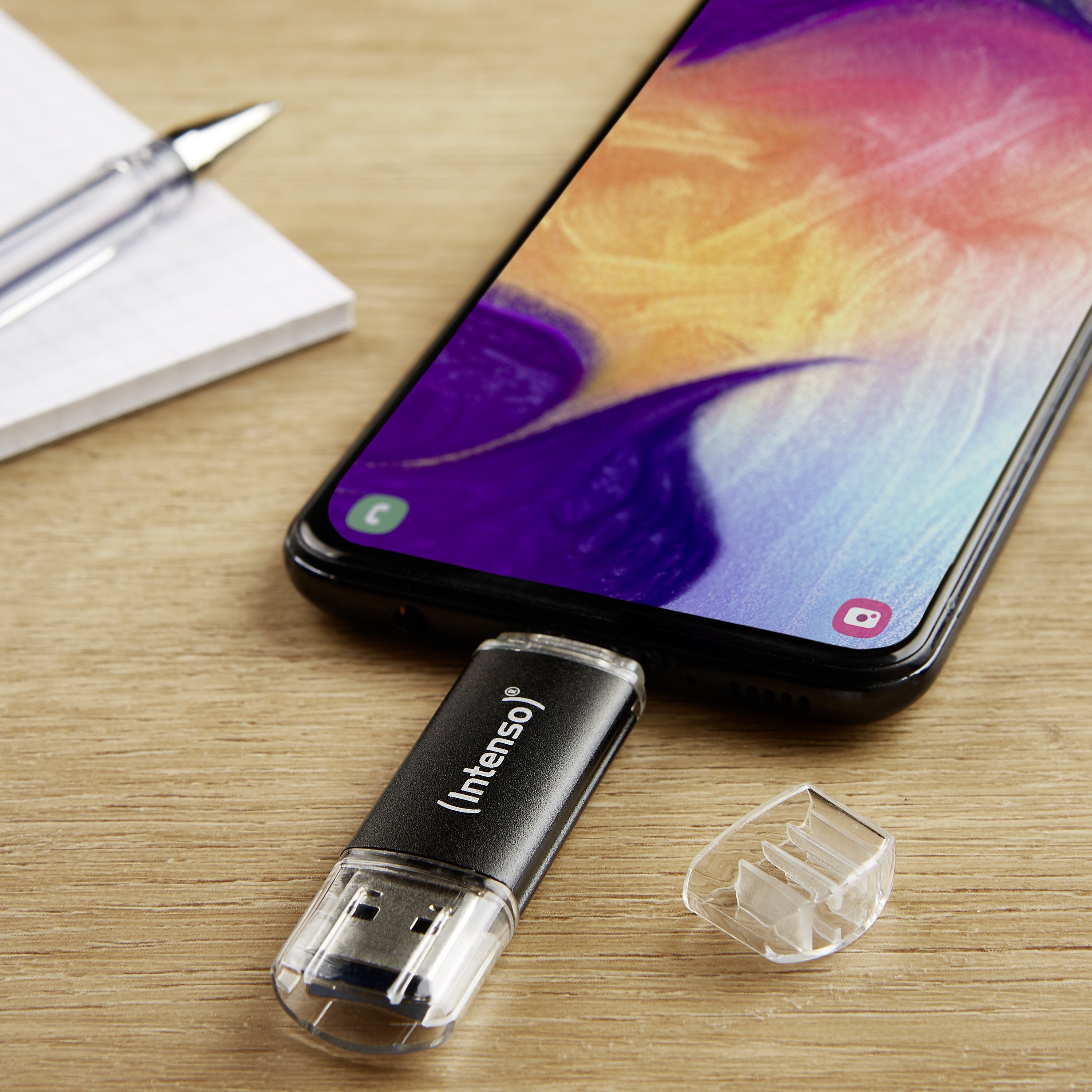 EAN 4034303031290 - Intenso 3539491 unidad flash USB 128 GB USB Type-A / USB Type-C 3.2 Gen 1 (3.1 Gen 1) Antracita imagen 4