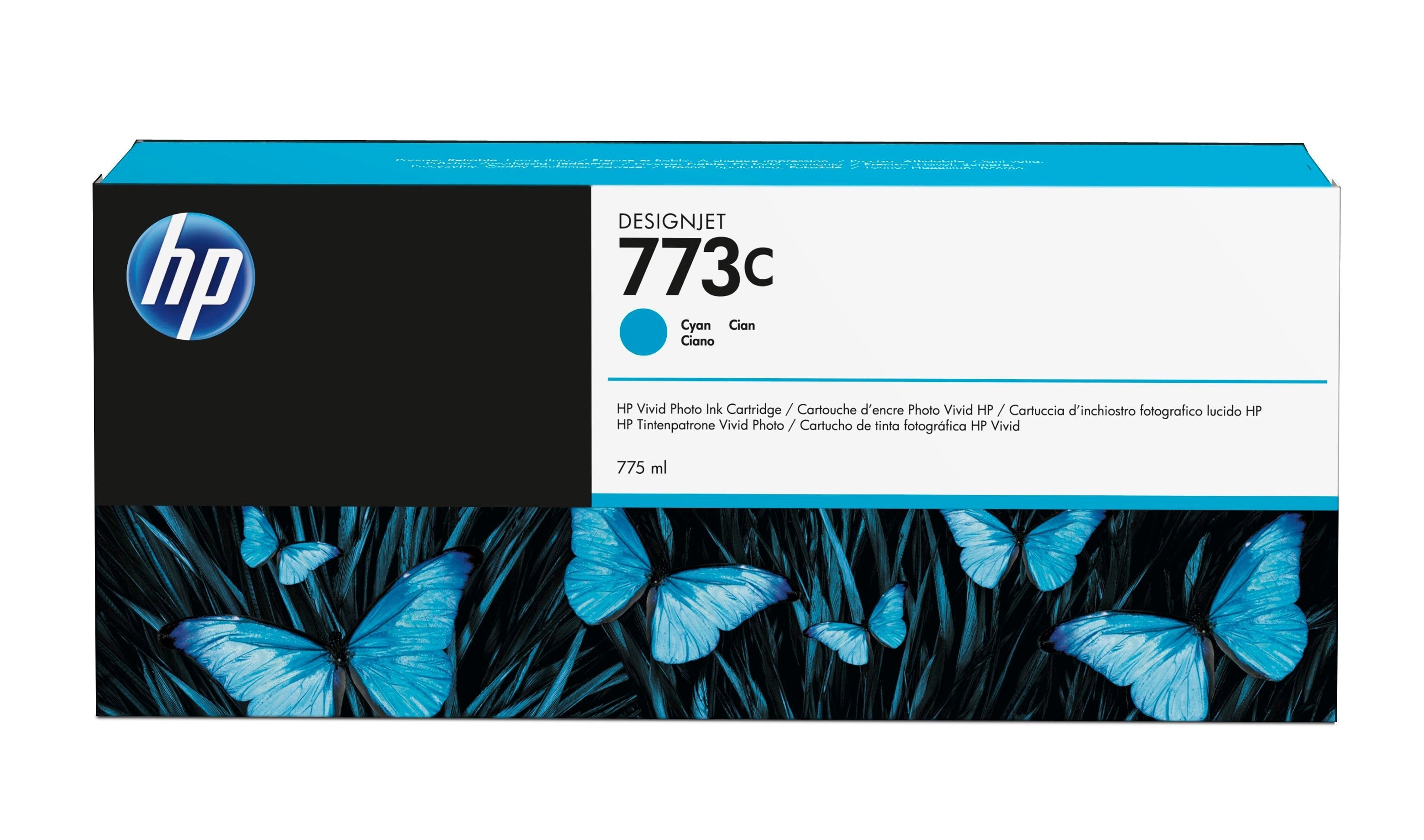 Tinta Hp 773c Cian 775-Ml C1q42a