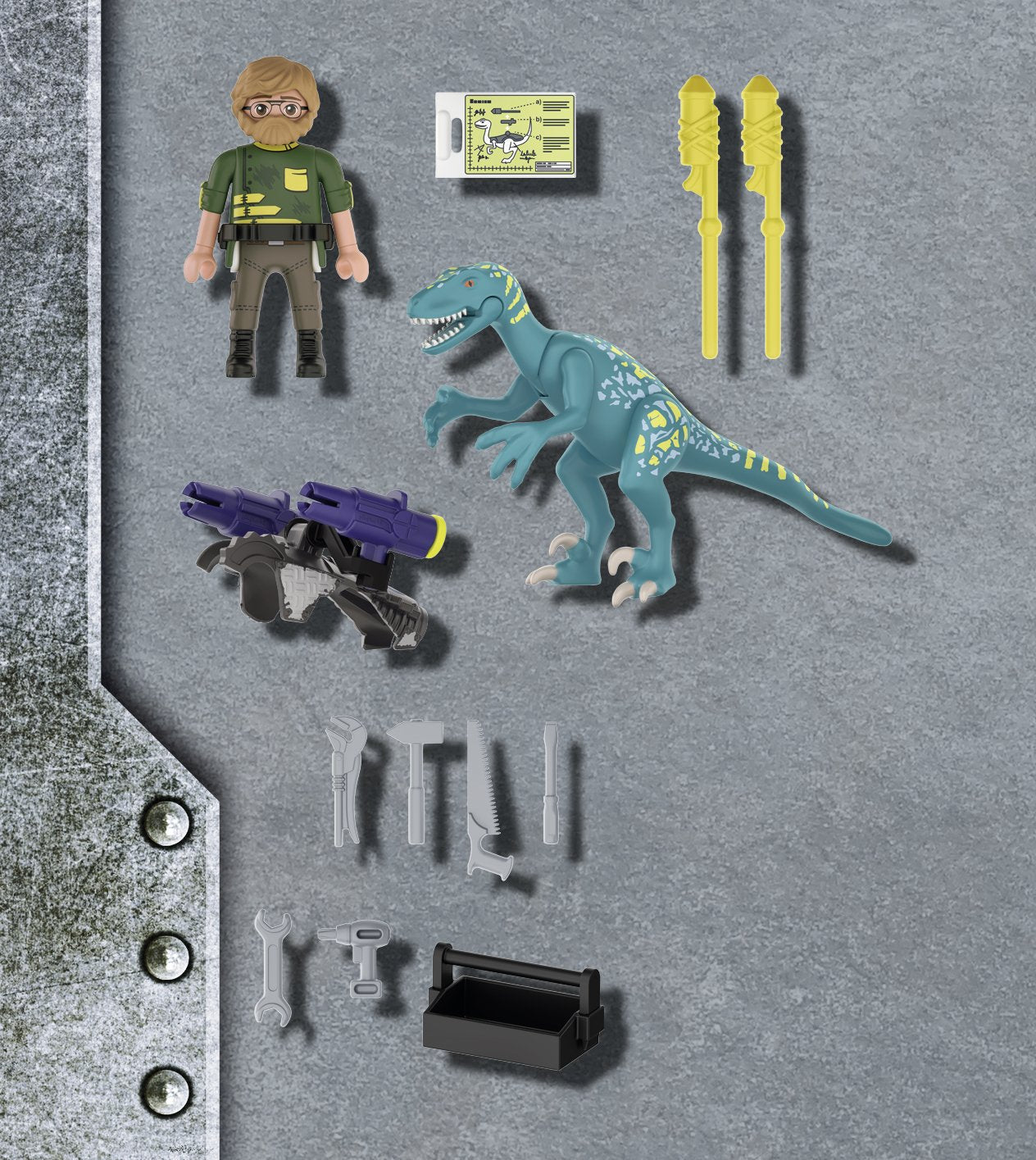 Playmobil 70629 Tío Rob: Armado Para El Combate