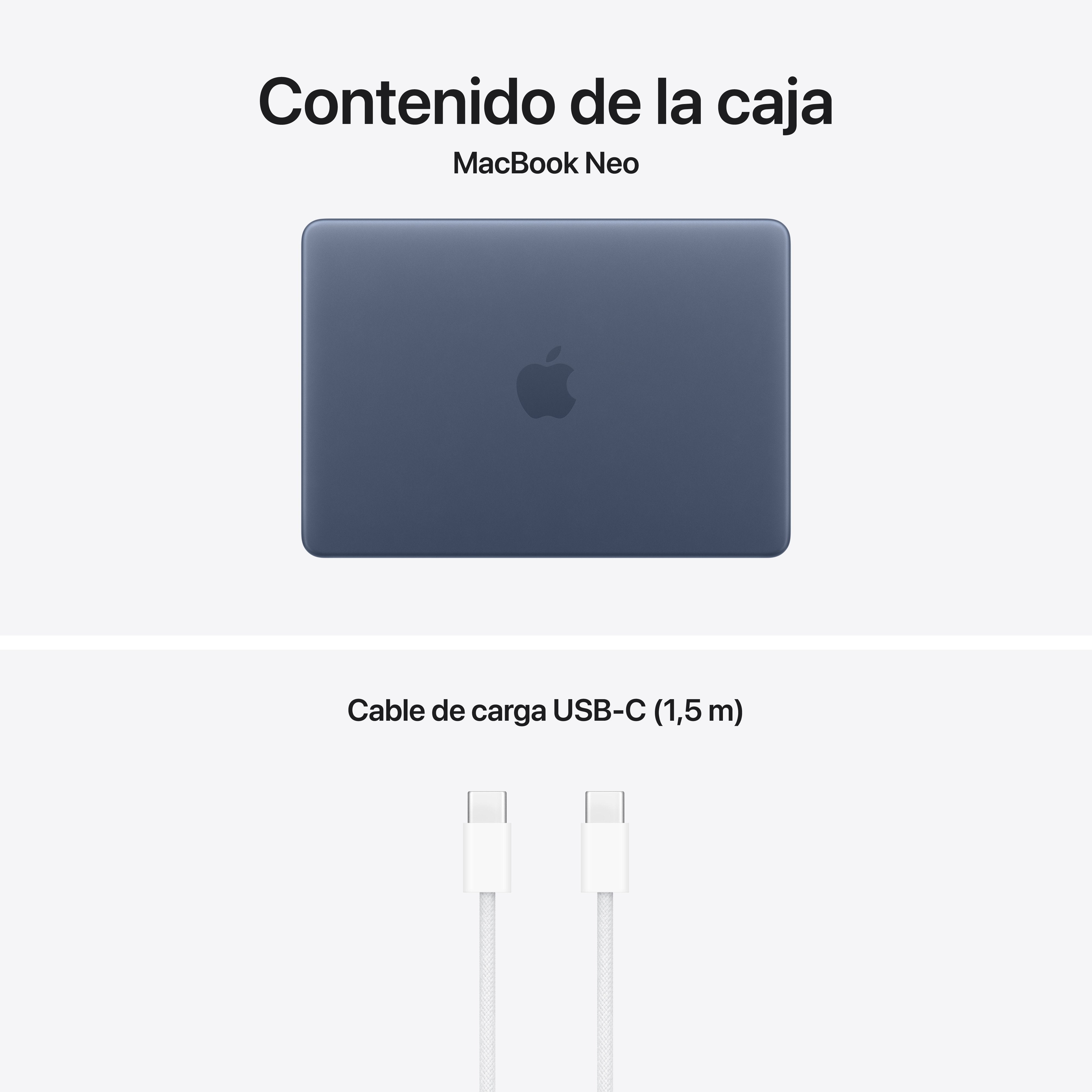 Apple Macbook Neo 13' A18 Pro 6-Core Cpu 8gb 256gb Ssd 5-Core Gpu Índigo