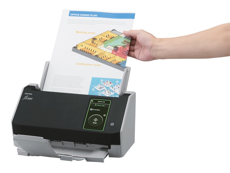 Ricoh Fi-8040 Alimentador Automático De Documentos (Adf) + Escáner De Alimentación Manual 600 X 600 Dpi A4 Negro, Gris