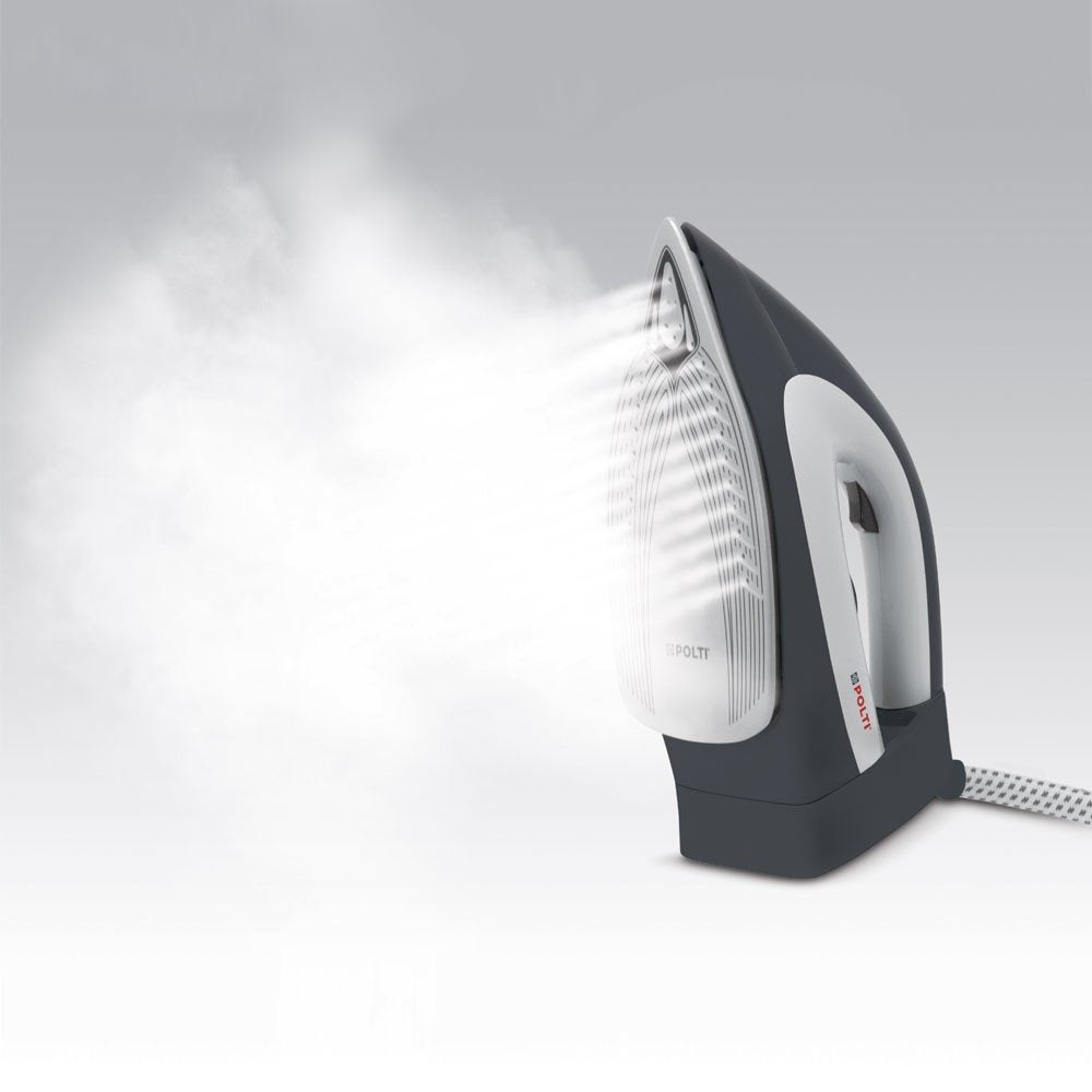 Centro De Planchado 2200w 6,5 Bar Polti Pleu0239 Vapor Continuo 120 G/Min Suela Cerámica Negro, Gris, Blanco