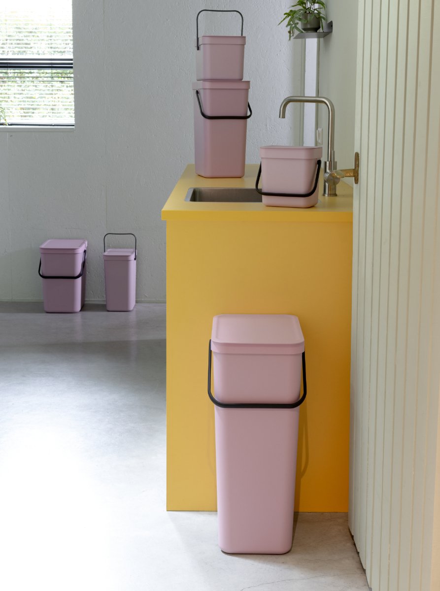 Brabantia Sort & Go Abfallbehäl. Lilac Pink 3 L