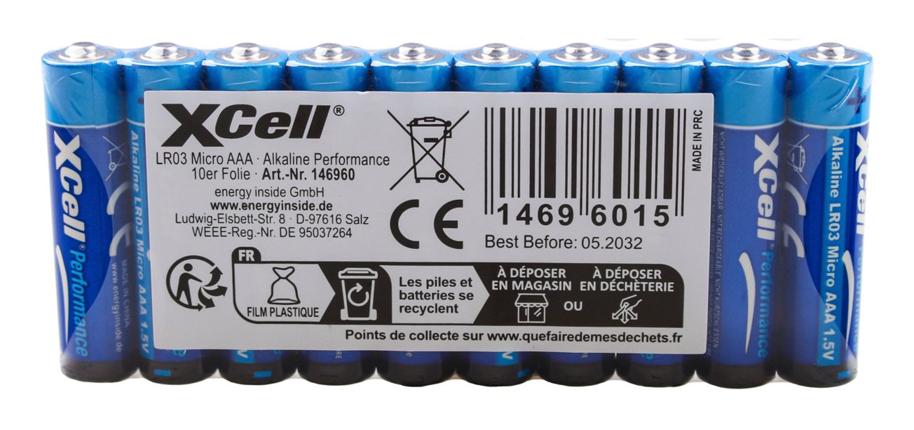 EAN 4042883469600 - XCell 146960 pila doméstica Batería de un solo uso AAA Alcalino imagen 4