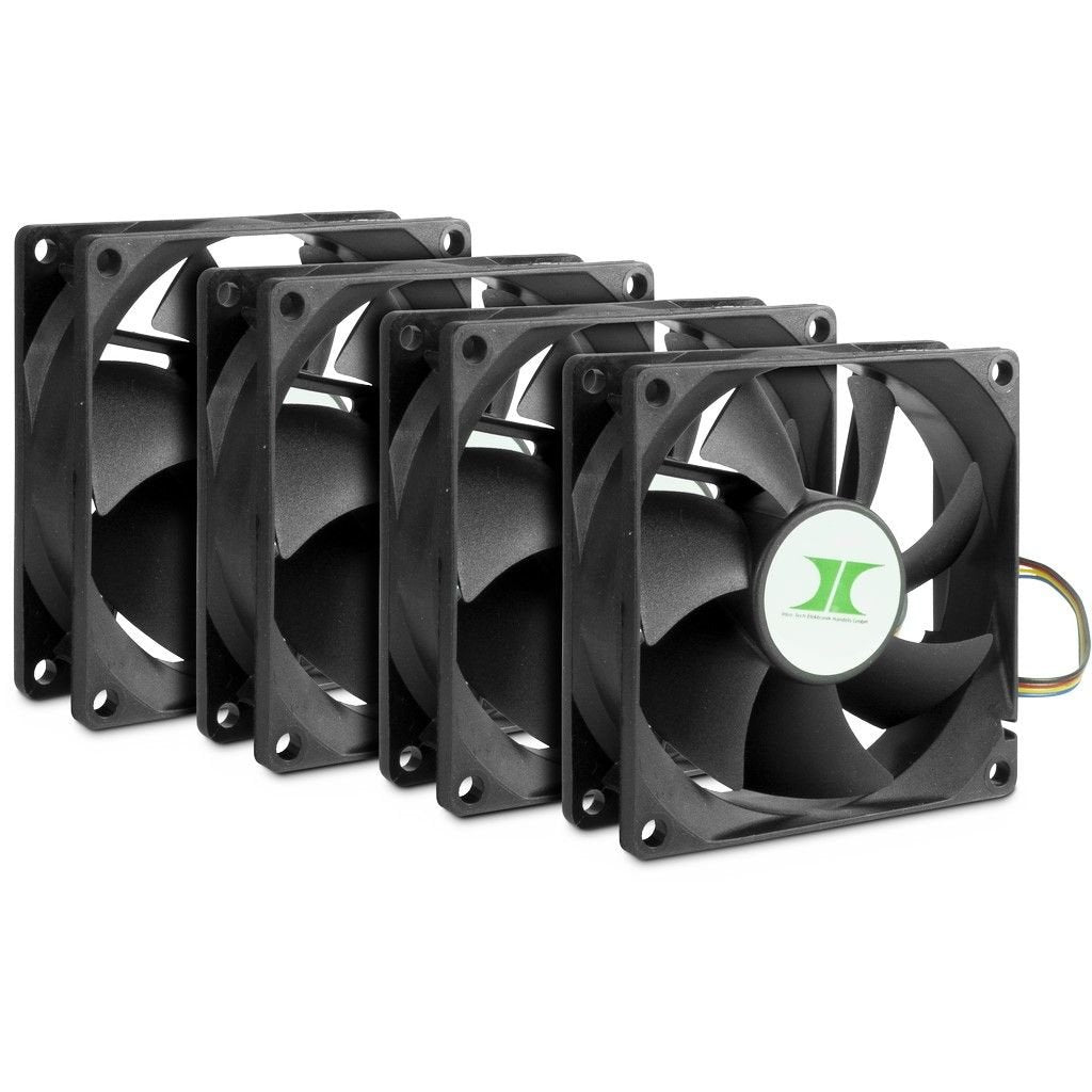 EAN 4260455644938 - Inter-Tech 88887290 sistema de refrigeración para ordenador Carcasa del ordenador Ventilador 8 cm Negro 4 imagen 1