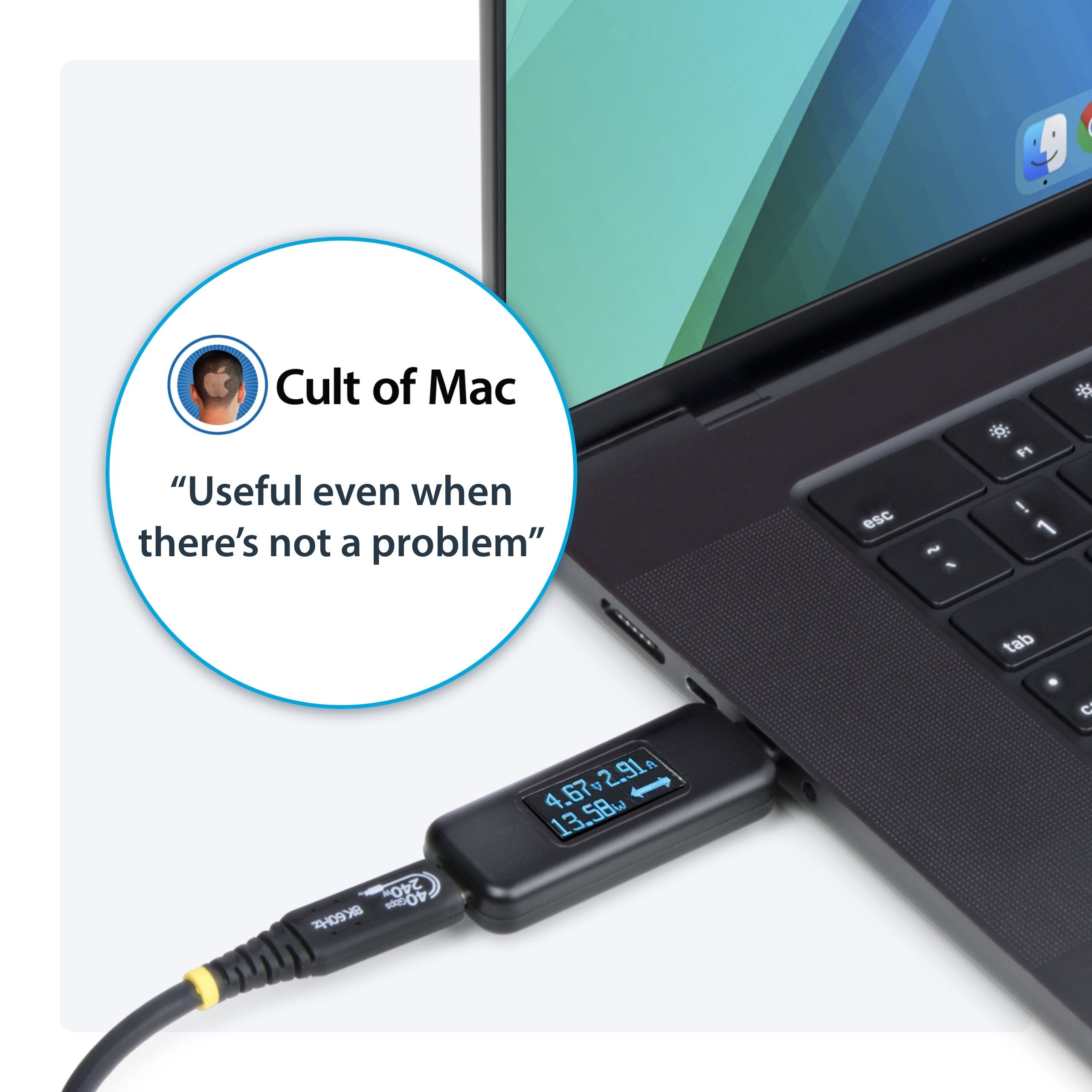 Usb-C Power Tester Digital 240w Bi-Directional Voltage/Current
