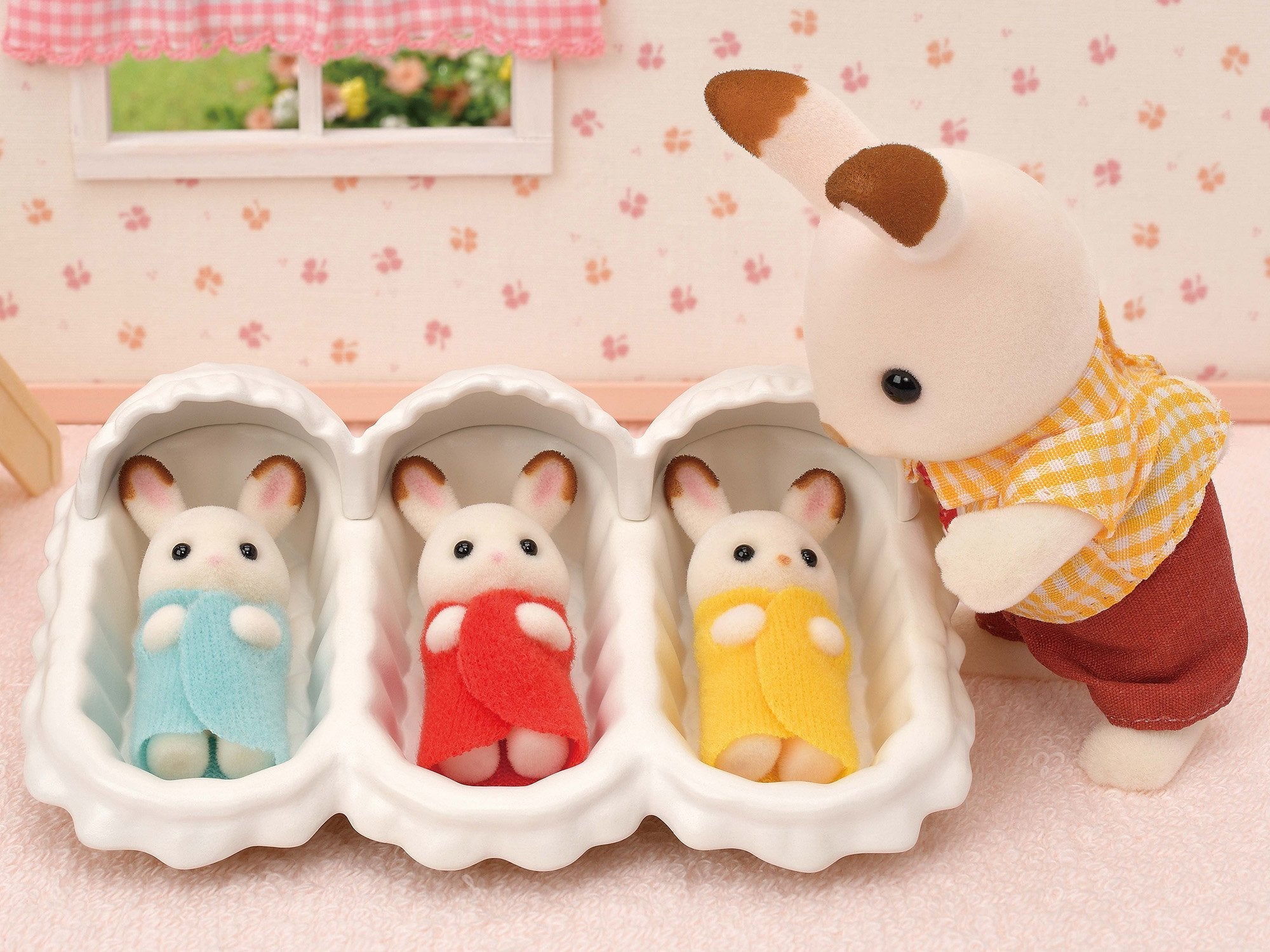 Epoch Sylvanian Families - Erstausstattung Para Drillinge L5532