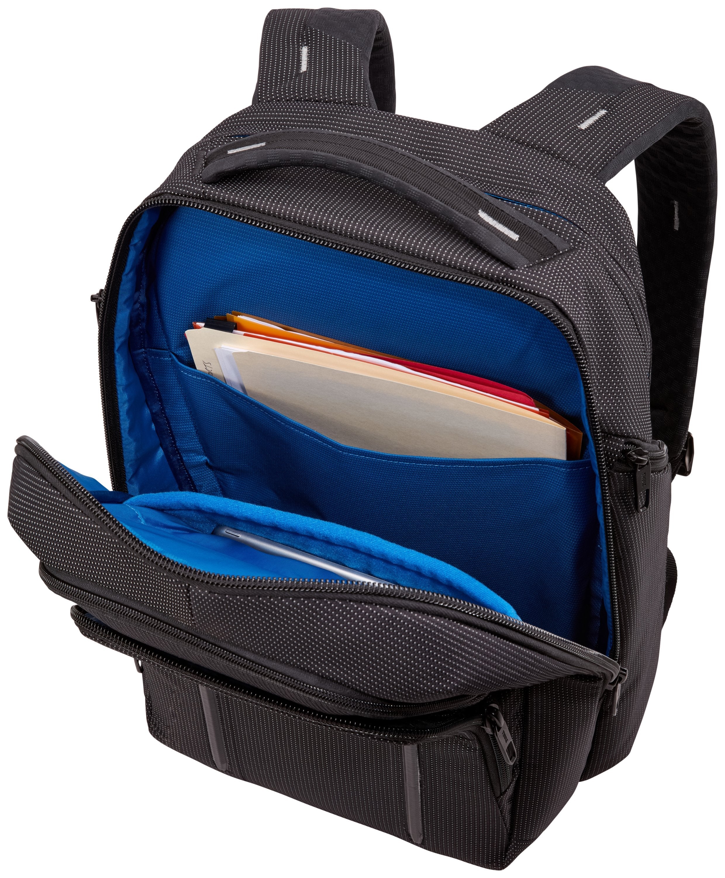 Mochila Thule Crossover 2 Dress Blue 30l Compartimento Acolchado Para Portátiles Hasta 15.6'/39.6cm Bolsillo Con Bloqueo Rfid Nailon