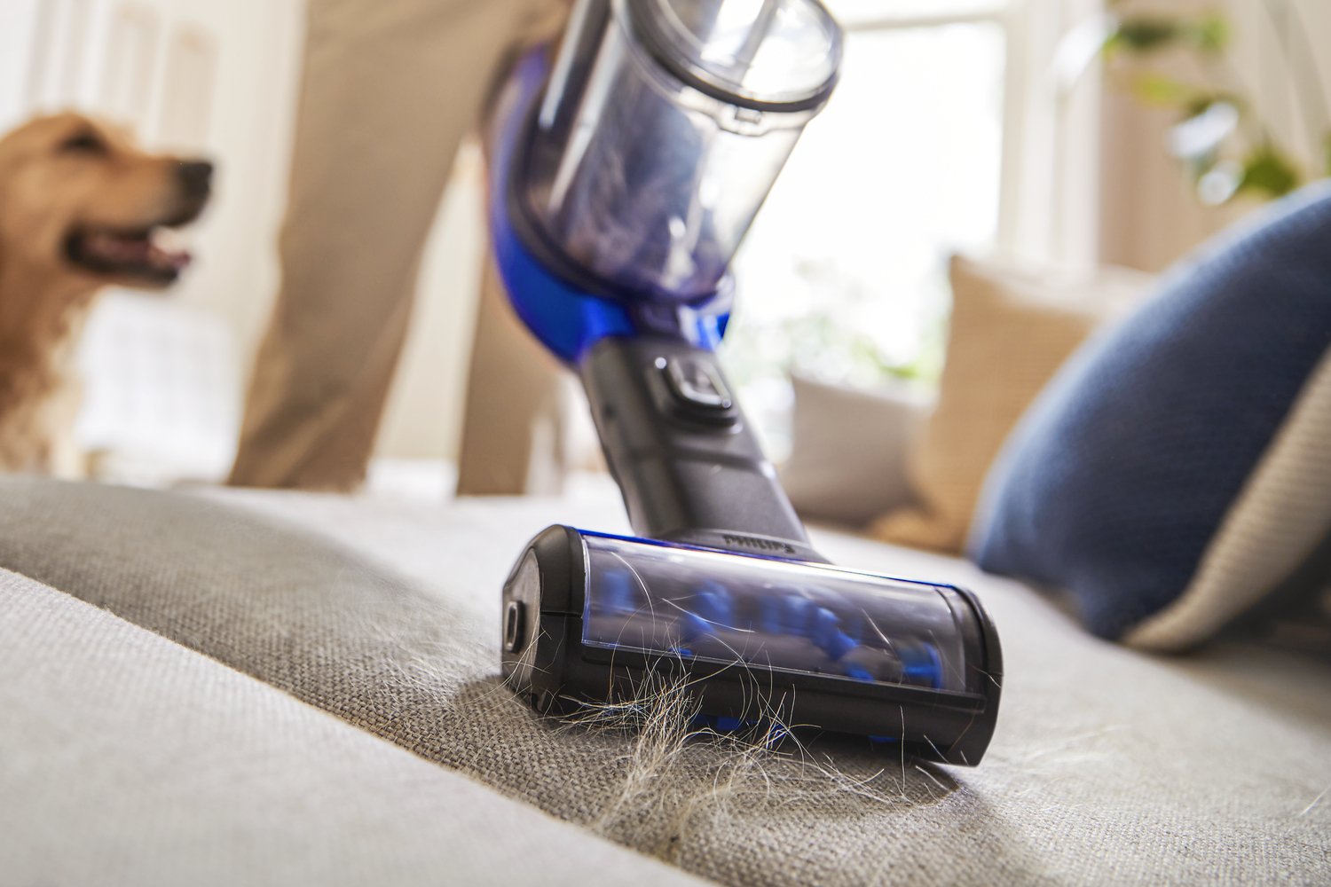 Philips Xc8049 01 Vacuum Cleaner, Handstick 2in1, Operating Time 70 Min, Dust Container 0.6 L, Lithium Ion, Blue Black
