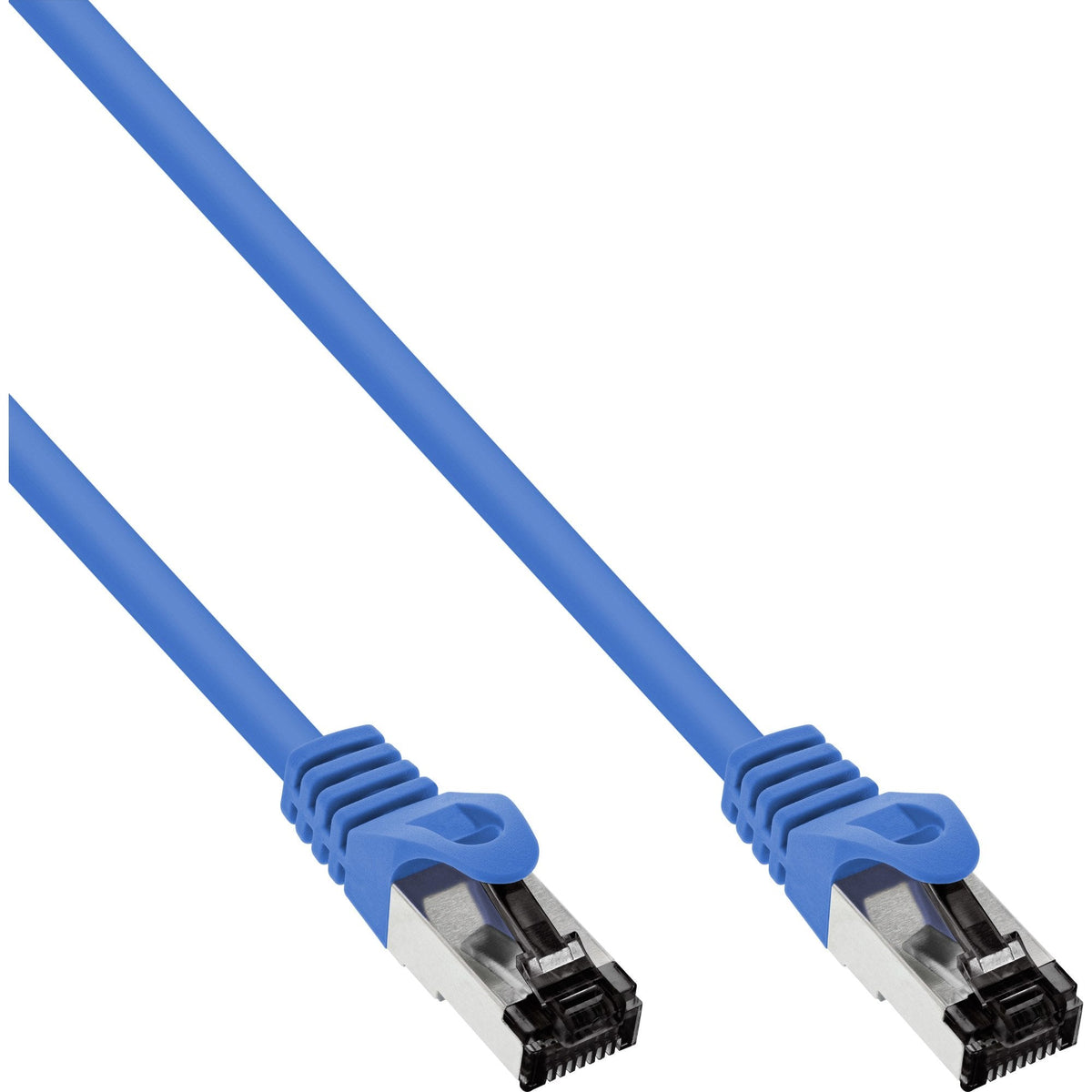 Cable De Red Inline S/Ftp Pimf Cat.8.1 Libre De Halógenos 2000mhz Azul 1,5m