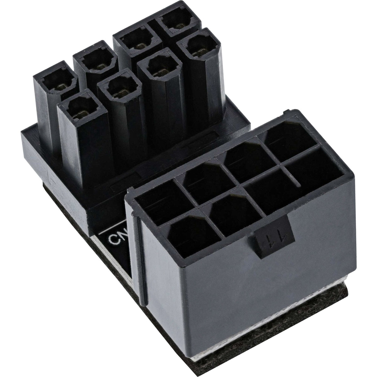 Adaptador De Corriente Interno Inline, 180° Atx 8 Pines Macho/Hembra, Para Tarjeta Gráfica De Escritorio