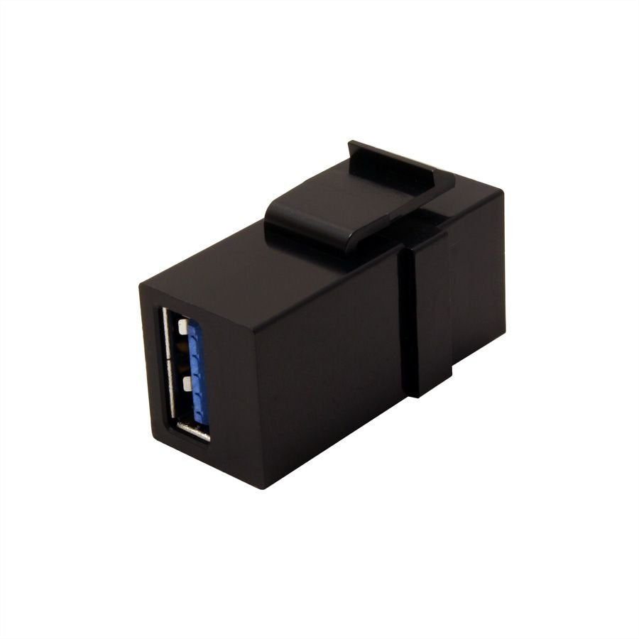 Value Usb 3.2 Gen 1 Keystone Modul, Type A A, Schwarz