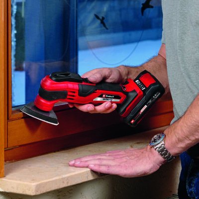 Herramienta Multifuncional Inalámbrica Einhell Varrito, 18 Voltios (Rojo/Negro, Sin Batería Ni Cargador) 4465160