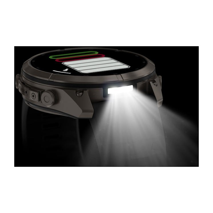 Garmin Fenix 9 Pro Titanio Con Correa De Silicona En Gris Smartwatch 51mm