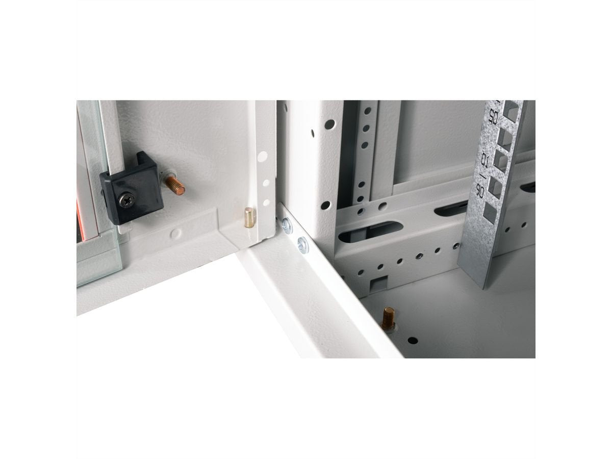 Roline 19-Zoll Wandgehuse Basic Plus 6he, 600x600 Bxt Grau