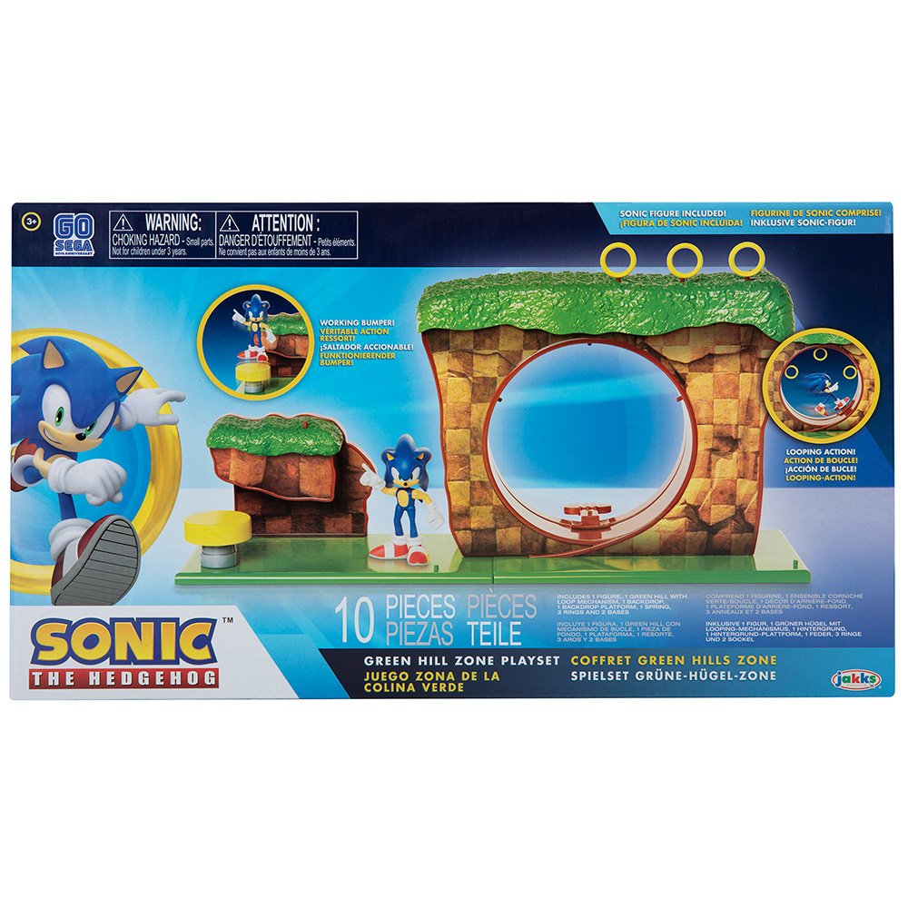 Playset La Colina Verde Sonic The Hedgehog