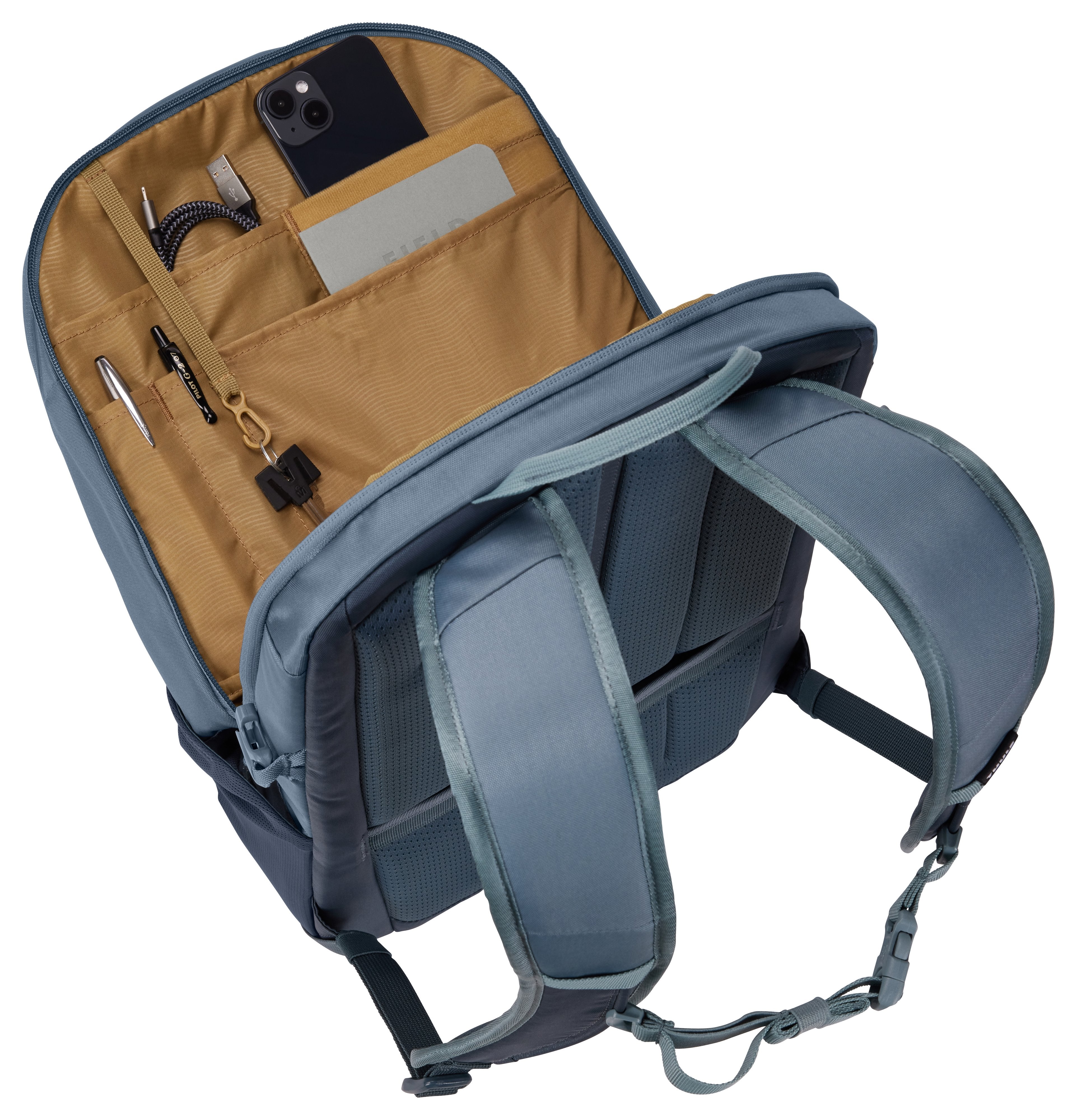 Mochila Thule Enroute Tebp4216 Pond Gray/Dark Slate   Informal Gris, Marina Nylon