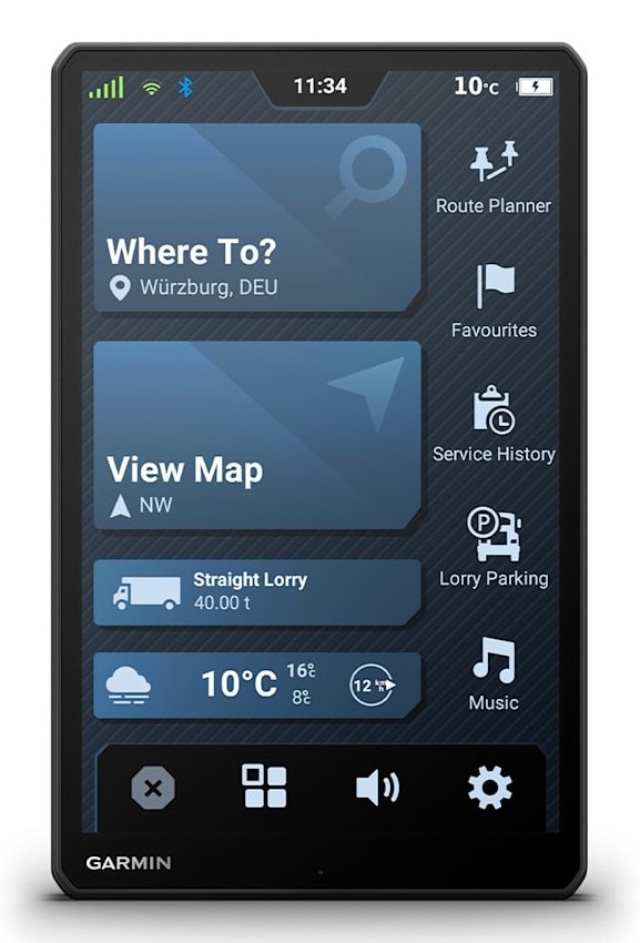 EAN 0753759335465 - Garmin dēzl LGV1020 navegador Fijo 25,6 cm (10.1") TFT Pantalla táctil 554 g Negro imagen 2