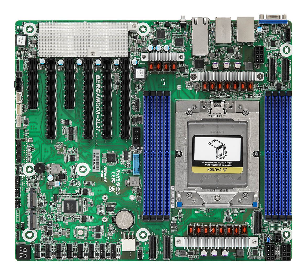 Asrock Placa Base Bergamod8-2l2t Ceb Socket Sp5 Single