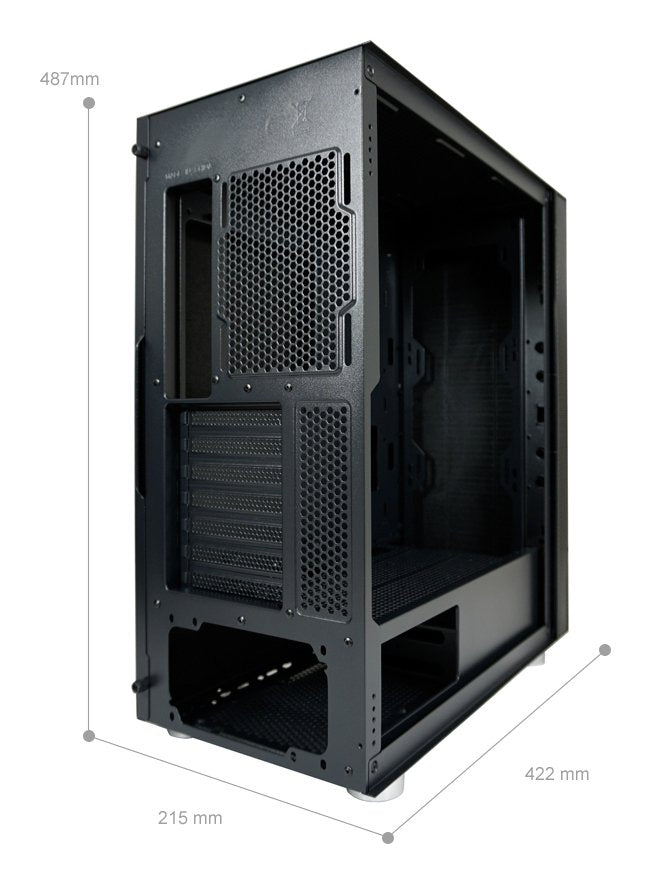 Lc-Power Gehäuse 8000b Ohne Netzteil Retail