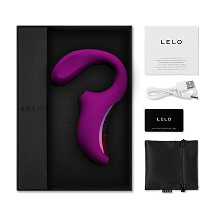 Lelo - Enigma Doble Estimulación Succion Masajeador Morado