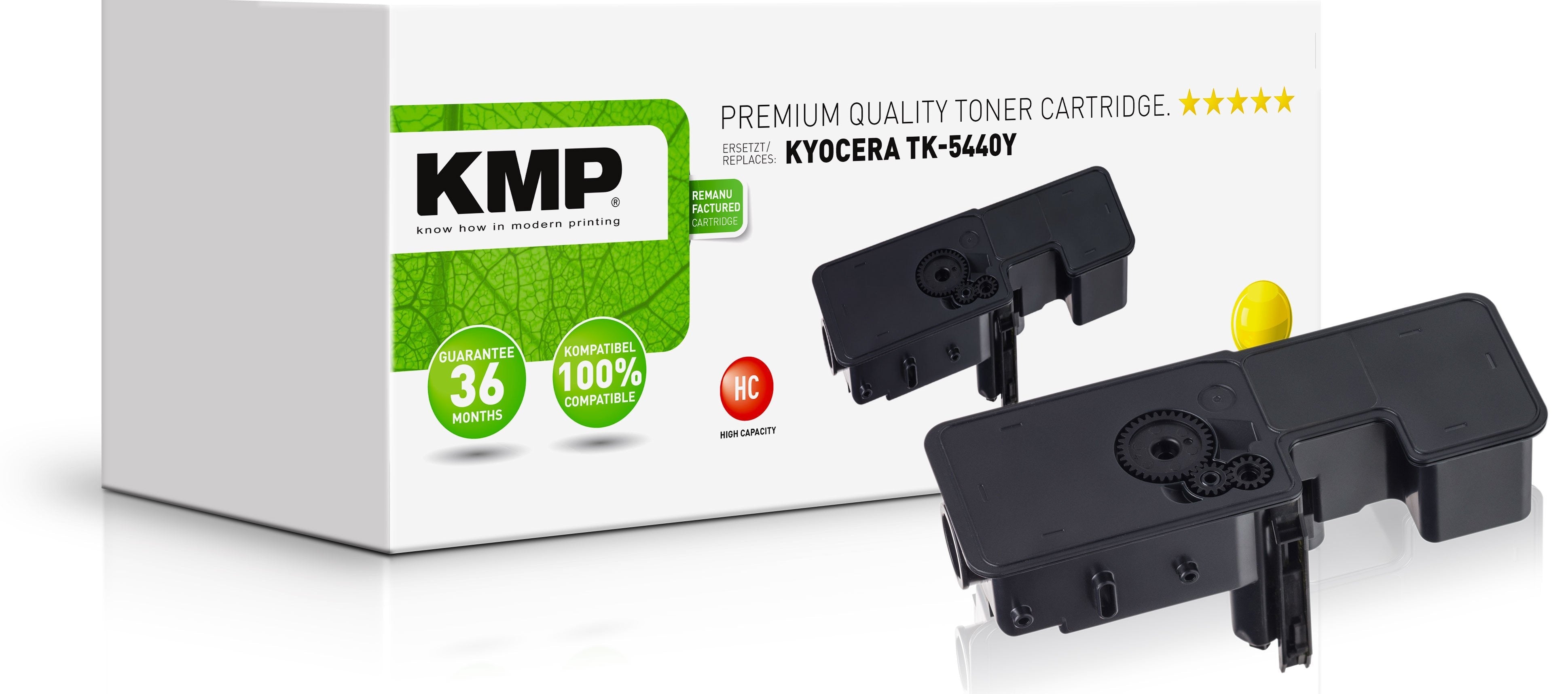 Kmp Toner Kyocera Tk-5440y Pa2100 Ma2100 Serie Amarillo Remanufactured