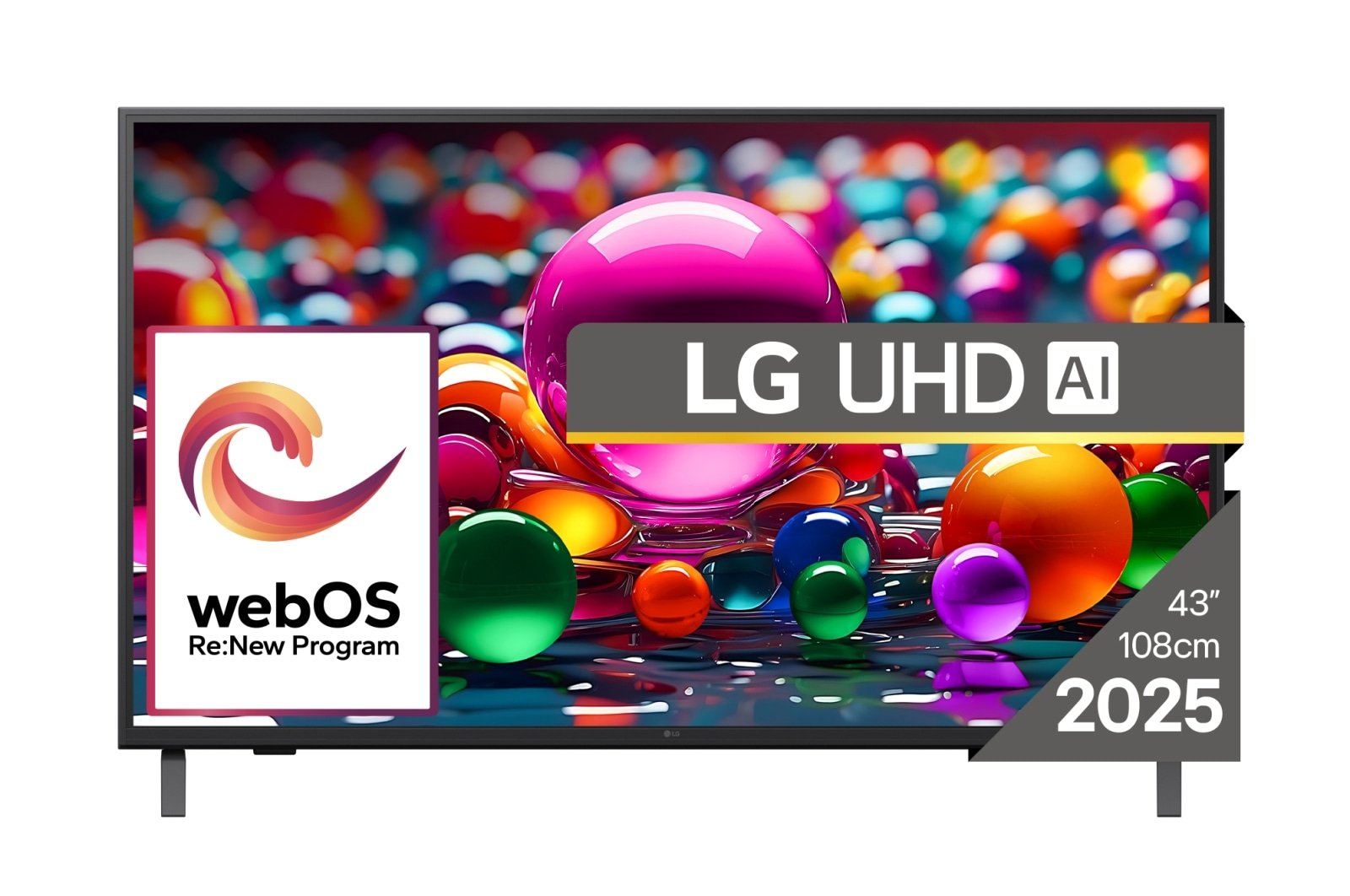 Lg 43" Led 43ua75003la Uhd 4k Hdr Smart Tv Eu