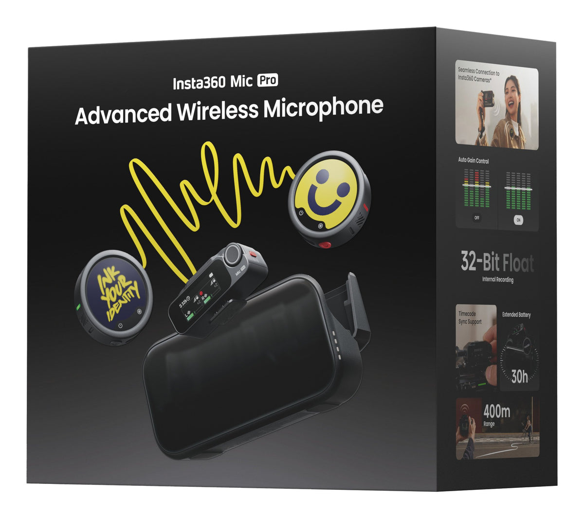 EAN 6942590200771 - Insta360 Mic Pro (2 TX + 1 RX) imagen 7