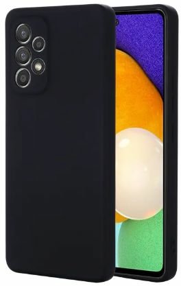 Madrid Galaxy A55 Black  Cover. Material: Silicone