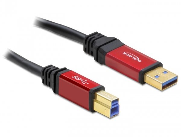 Delock Cable Usb 3.0 Typ-A Macho > Usb 3.0 Typ-B Macho 3 M Premium