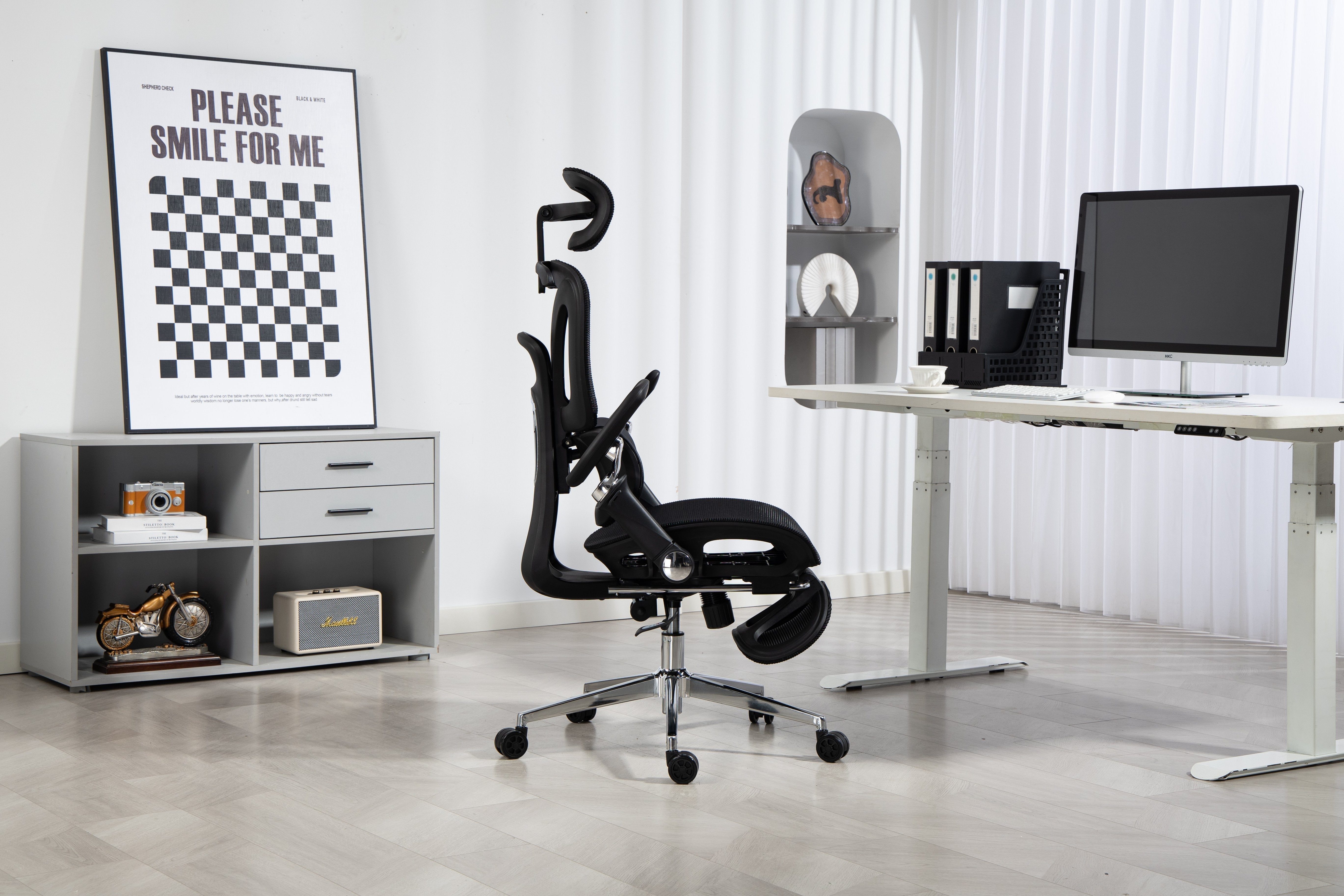 EAN 5901443391562 - Activejet YK848 BK silla de oficina y de ordenador Asiento de malla Respaldo de malla imagen 44