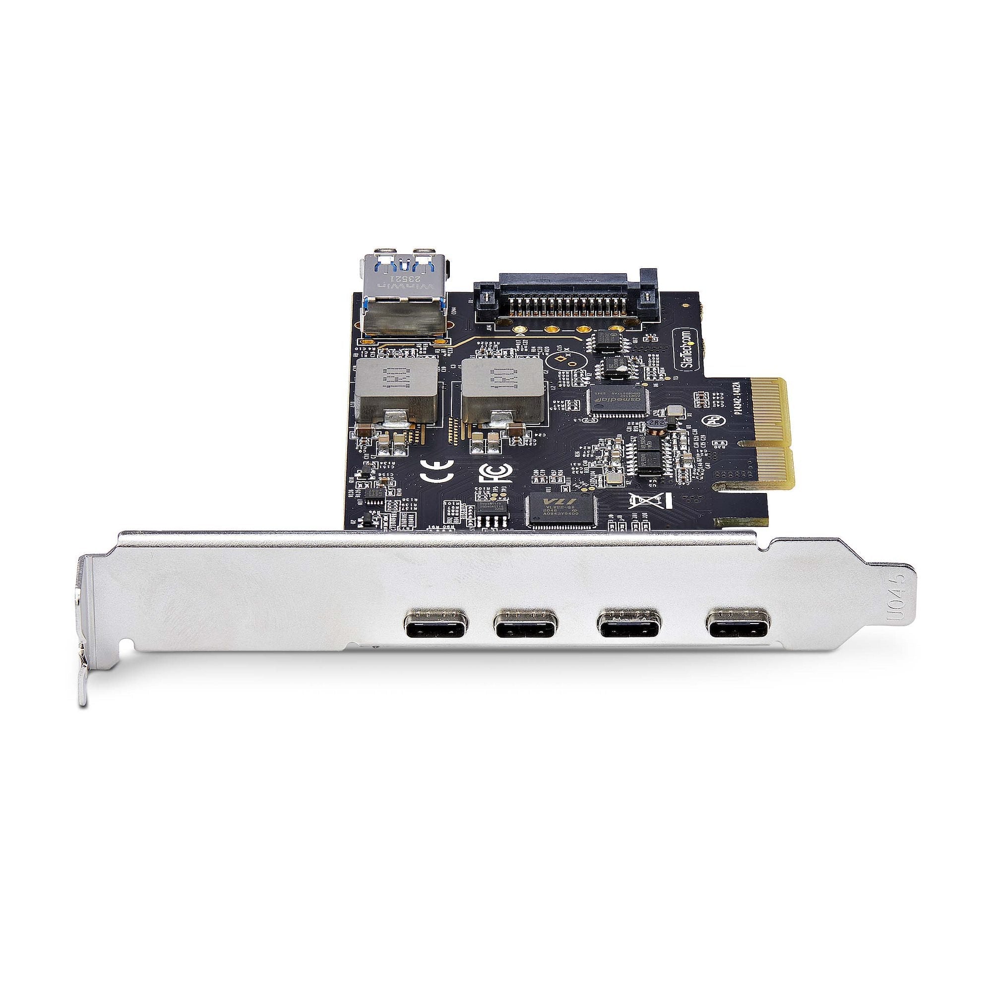 Tarjeta Pcie Startech.Com  De 5 Puertos Usb De 10gbps 4x Usb-C / 1x Usb-A - Hub Concentrador Interno Usb 3.2 De 10gbps - Tarjeta Pci Express 4 Puertos Usb Tipo C 1 Puerto Usb-A - Windows/Mac/Linux