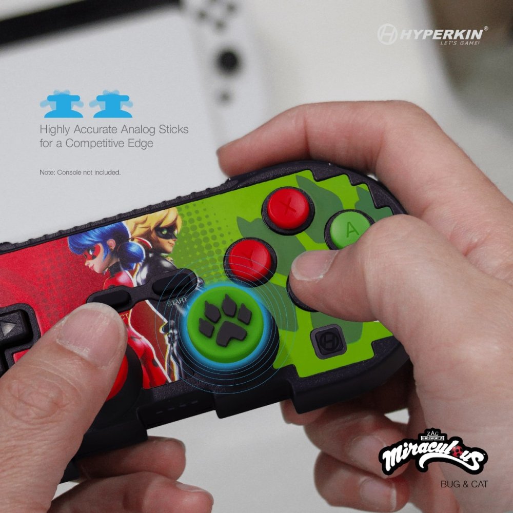 EAN 0810007714424 - Hyperkin Pixel Art Verde, Rojo Bluetooth Gamepad Nintendo Switch, Nintendo Switch Lite, Nintendo Switch O imagen 7