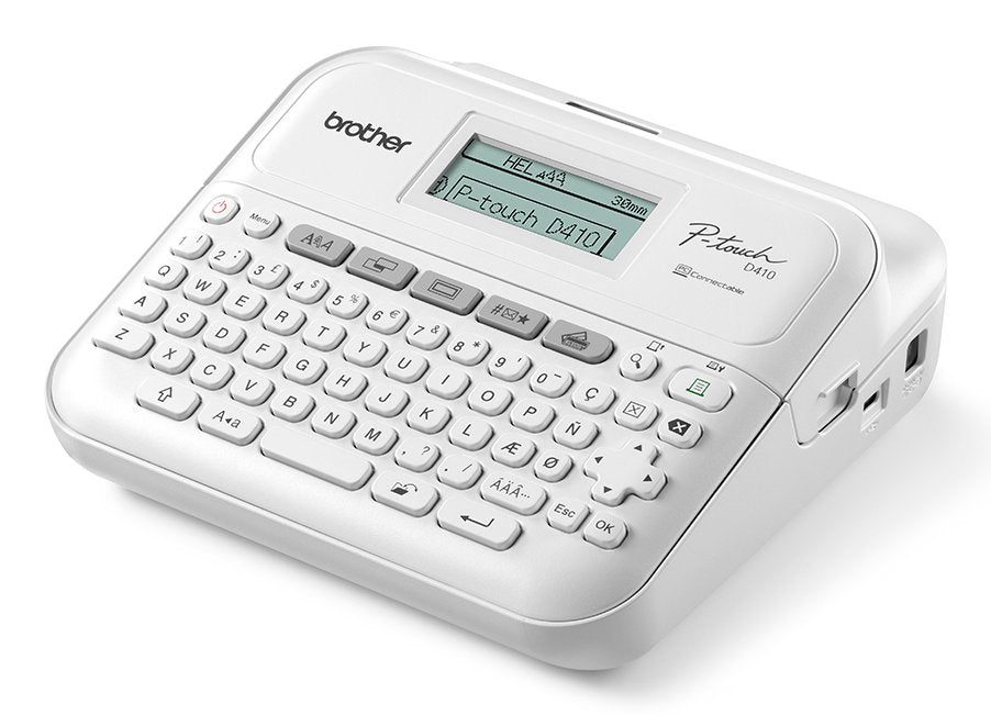 EAN 4977766823449 - Brother PT-D410 impresora de etiquetas Transferencia térmica 180 x 180 DPI 20 mm/s Alámbrico TZe QWERTY imagen 6
