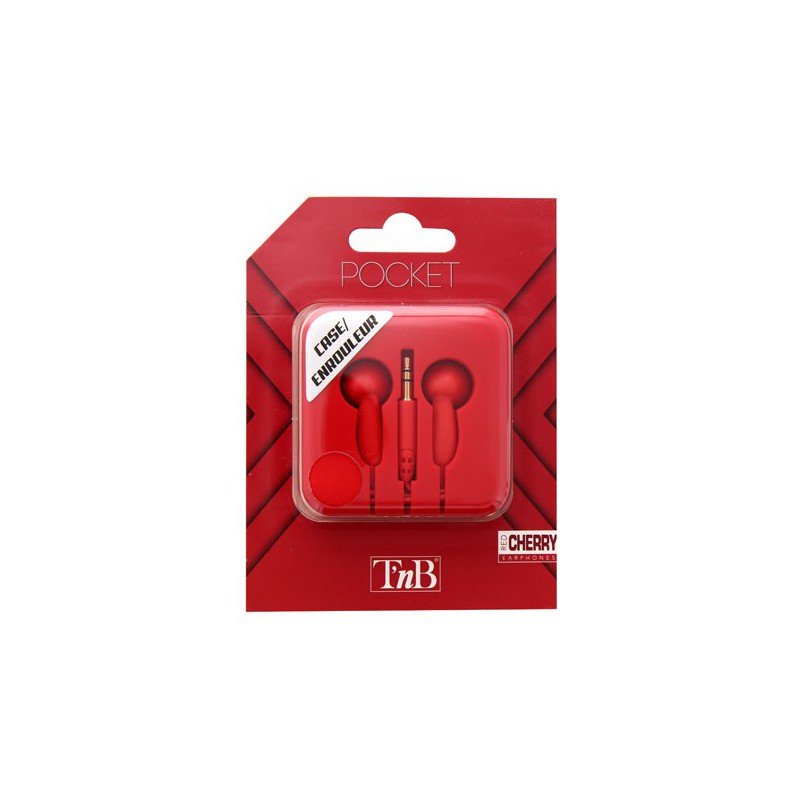 Auriculares  Tnb  Jack Con Cable Pocket Rojo