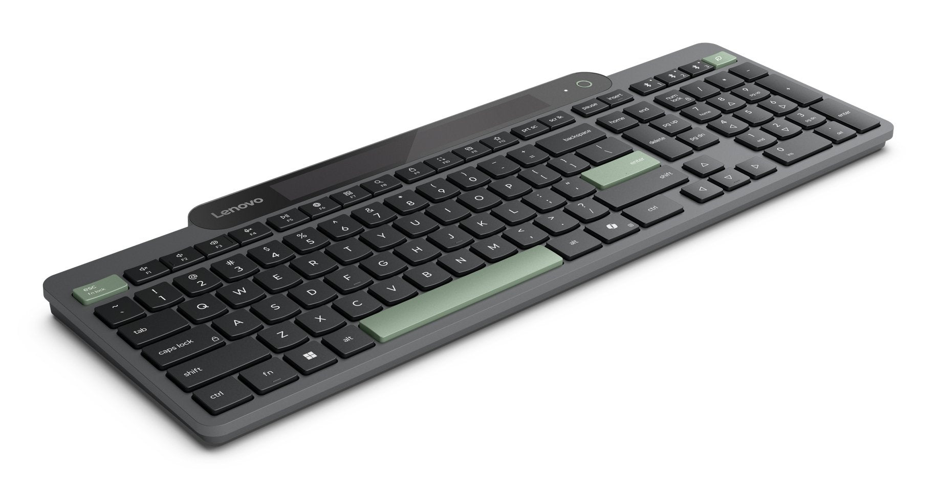 EAN 0195892122609 - Lenovo Self-Charging Bluetooth (ES 172) teclado Hogar / Oficina Español Negro, Verde imagen 13