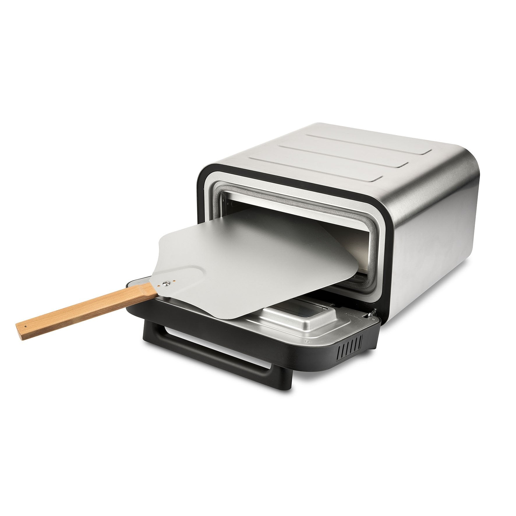 EAN 8055176403041 - G3 Ferrari Pizza Pro 2 minuti fabricante de pizza y hornos 1 Pizza(s) 1850 W Negro, Plata imagen 4