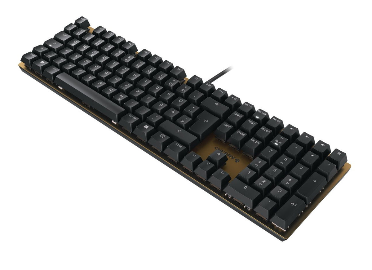 EAN 4025112120138 - CHERRY KC 200 MX teclado Juego USB QWERTY Nórdico Negro, Bronce imagen 3